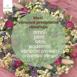 Maxi věncové předplatné - čtverec